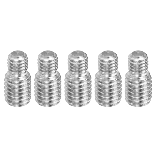 PATIKIL M6*M8*16 Doppelt-Endgewindebolzen, 5er Packung 304 Edelstahl Stangenbolzen Gewinde Reduzieradapter für Möbelbeschläge, 16mm lang PATIKIL M6*M8*16 Doppelt-Endgewindebolzen, 5er Packung 304 Edelstahl Stangenbolzen Gewinde Reduzieradapter für Möbelbeschläge, 16mm lang von PATIKIL