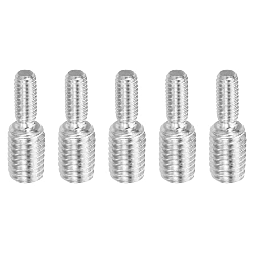 PATIKIL M6 x 1.0 auf M10 x 1.5 Doppeltgewindebolzen, 5 Stück 304 Edelstahl Stangenbolzen Gewinde Reduzieradapter für Möbelbeschläge, 30mm lang PATIKIL M6 x 1.0 auf M10 x 1.5 Doppeltgewindebolzen, 5 Stück 304 Edelstahl Stangenbolzen Gewinde Reduzieradapter für Möbelbeschläge, 30mm lang von PATIKIL