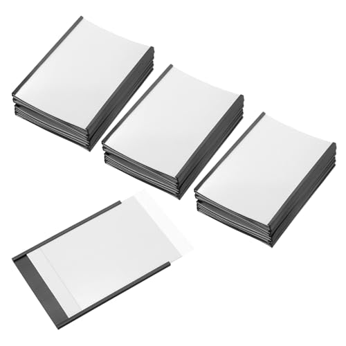 PATIKIL Magnetischer Etikettenhalter 4" x 3" mit Papiereinsätzen, 50 Stück C-Kanal Magnetische Aktenschranketiketten Regal-Datenkartenhalter Schilder für Metallregale Whiteboard PATIKIL Magnetischer Etikettenhalter 4" x 3" mit Papiereinsätzen, 50 Stück C-Kanal Magnetische Aktenschranketiketten Regal-Datenkartenhalter Schilder für Metallregale Whiteboard von PATIKIL