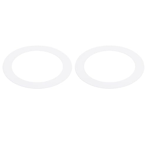 PATIKIL Metall Goof Zierring 2Stk 7.28" AD 5.71" ID Circular Decken Licht Blenden Ring Einbauleuchte Licht Abdeckung Ring für Einbauleuchte Dose Abblendlicht Weiß PATIKIL Metall Goof Zierring 2Stk 7.28" AD 5.71" ID Circular Decken Licht Blenden Ring Einbauleuchte Licht Abdeckung Ring für Einbauleuchte Dose Abblendlicht Weiß von PATIKIL