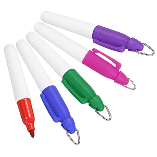 PATIKIL Mini Permanent Marker, 4er Pack Golfball-Marker-Stift mit Schlüsselanhänger-Clip für Büro, Meetings und Outdoor-Aktivitäten, 4 Farben PATIKIL Mini Permanent Marker, 4er Pack Golfball-Marker-Stift mit Schlüsselanhänger-Clip für Büro, Meetings und Outdoor-Aktivitäten, 4 Farben von PATIKIL