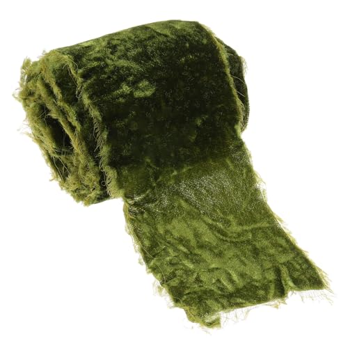 PATIKIL Oliven Grünes Samtband, 7,5 cm x 2,7 m Fransiges Samtband zum Geschenkverpacken Samtstoff für Kränze Blumensträuße Schleifen Hochzeitsdekoration PATIKIL Oliven Grünes Samtband, 7,5 cm x 2,7 m Fransiges Samtband zum Geschenkverpacken Samtstoff für Kränze Blumensträuße Schleifen Hochzeitsdekoration von PATIKIL