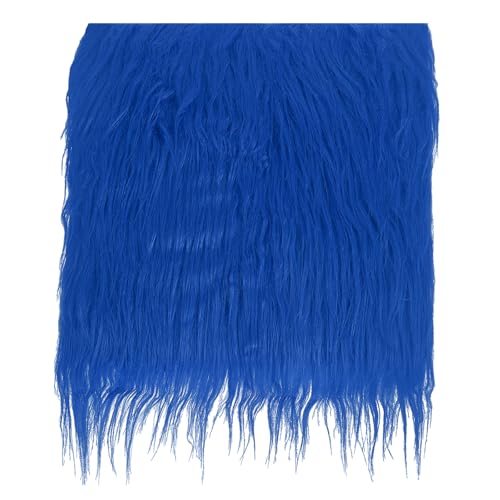 PATIKIL Plüsch Kunstpelz Stoff Quadrat, 10 x 10 Zoll Flauschige Kunstpelz Patches Schnitte Künstlicher Handwerksfell für DIY Basteln Weihnachten Halloween Wichtel Bart, Blau PATIKIL Plüsch Kunstpelz Stoff Quadrat, 10 x 10 Zoll Flauschige Kunstpelz Patches Schnitte Künstlicher Handwerksfell für DIY Basteln Weihnachten Halloween Wichtel Bart, Blau von PATIKIL