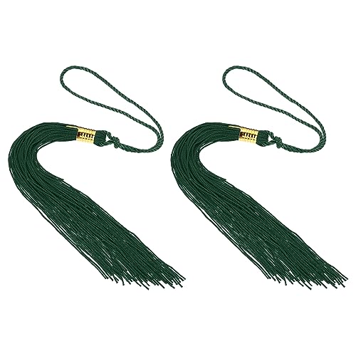 PATIKIL Quaste Graduierung 2Stk Graduierung Kappe Quaste für Graduierung Kappe Dekorieren Quaste Charme für Graduierung Party Zeremonien Souvenir Grün von PATIKIL
