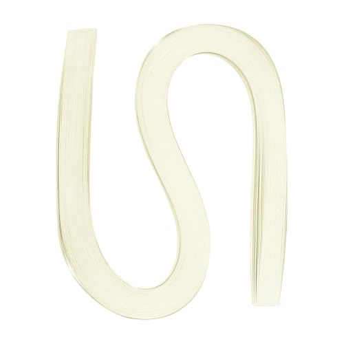 PATIKIL Quilling Streifen Papier 120 Stück 9/32" (7mm) 54cm Origami Papier Quilling Streifen für Kunst DIY Handwerk Weihnachten Hellbeige von PATIKIL