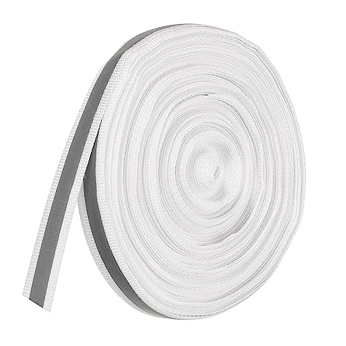 PATIKIL Reflektierende Bänder Streifen 10mm x 22yards Hohe Sichtbarkeit Reflektierende Bänder Aufgenäht Basteln Warnung Sicherheit Stoff Gurtband für Kleidung Regenmäntel Weiß PATIKIL Reflektierende Bänder Streifen 10mm x 22yards Hohe Sichtbarkeit Reflektierende Bänder Aufgenäht Basteln Warnung Sicherheit Stoff Gurtband für Kleidung Regenmäntel Weiß von PATIKIL