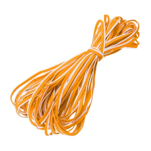 PATIKIL Reflektierendes Paspelband 25 Yards/23 Meter, Einfassungsband zum Aufnähen von hochsichtbarem Paspelband für Kleidung und Taschen, Orange von PATIKIL