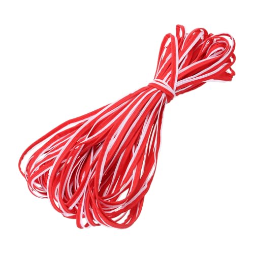 PATIKIL Reflektierendes Paspelband 25 Yards/23 Meter, Einfassungsband zum Aufnähen von hochsichtbarem Paspelband für Kleidung und Taschen, Rot von PATIKIL