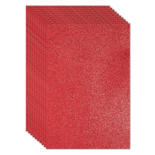 PATIKIL Rotes Glitzerndes EVA Glitter Schaumstoffblatt 16x12 Zoll 2mm Dick mit Rückseitigem Kleber Funkelndes EVA Glitter Filz für Bastelprojekte DIY, 10 Stück PATIKIL Rotes Glitzerndes EVA Glitter Schaumstoffblatt 16x12 Zoll 2mm Dick mit Rückseitigem Kleber Funkelndes EVA Glitter Filz für Bastelprojekte DIY, 10 Stück von PATIKIL
