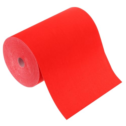 PATIKIL Rotes Xuan-Papier, 328 ft x 6,69 Zoll, chinesische Frühlingsfest-Schreibrollen Chunlian Duilian Reispapier-Kopplungen für Kalligraphie-Übungen, halb rohes reifes Xuan, rot von PATIKIL