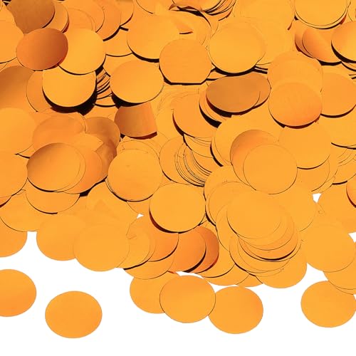 PATIKIL Rundes Papierschnipsel-Konfetti 0,59 Zoll, Tischkonfetti Kreis Punkte für Hochzeit Geburtstagsfeier Ballondekorationen (2,12 Unzen), Bronze von PATIKIL
