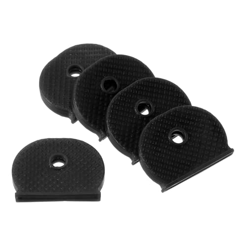 PATIKIL Schlüssel Kappe Cover 10 Packung Schlüssel Bezeichner Abdeckungen Kodierung Etiketten Marker Halbkreis Silikon Hülse für Büro Haus Wohnung Schwarz PATIKIL Schlüssel Kappe Cover 10 Packung Schlüssel Bezeichner Abdeckungen Kodierung Etiketten Marker Halbkreis Silikon Hülse für Büro Haus Wohnung Schwarz von PATIKIL