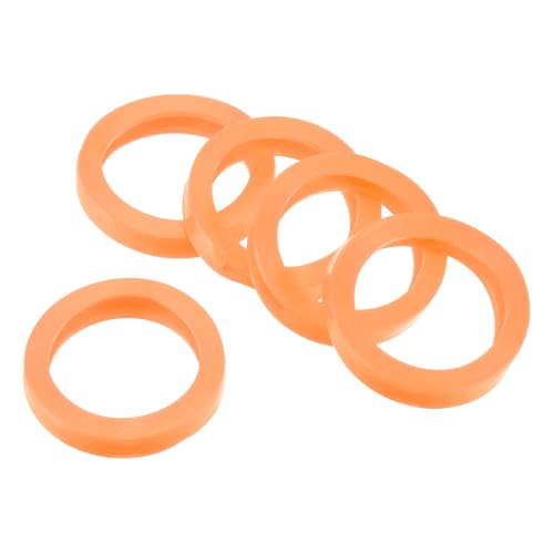 PATIKIL Schlüssel Kappen Abdeckungen Ringe 20 Packung 1.2" Schlüssel Bezeichner Abdeckungen Kodierung Etiketten Marker Rund Silikon Hülse für Büro Haus Wohnung Orange PATIKIL Schlüssel Kappen Abdeckungen Ringe 20 Packung 1.2" Schlüssel Bezeichner Abdeckungen Kodierung Etiketten Marker Rund Silikon Hülse für Büro Haus Wohnung Orange von PATIKIL