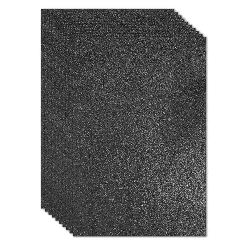 PATIKIL Schwarzes glänzendes EVA-Glitzer-Schaumstoffblatt 11 x 8 Zoll 2 mm dick Glitzer-EVA-Filz für Bastelprojekte DIY, 10 Stück PATIKIL Schwarzes glänzendes EVA-Glitzer-Schaumstoffblatt 11 x 8 Zoll 2 mm dick Glitzer-EVA-Filz für Bastelprojekte DIY, 10 Stück von PATIKIL