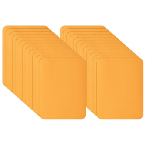 PATIKIL Selbstklebende Reparaturflicken 5 x 3,7 Zoll, 24er Pack Twill-Stoff Reparatur-Denim-Flicken Wasserdichter Leichter Sofa-Flicken für Couch-Kleidung-Jacke-Zelt-Tasche-Jeans, Kamel von PATIKIL
