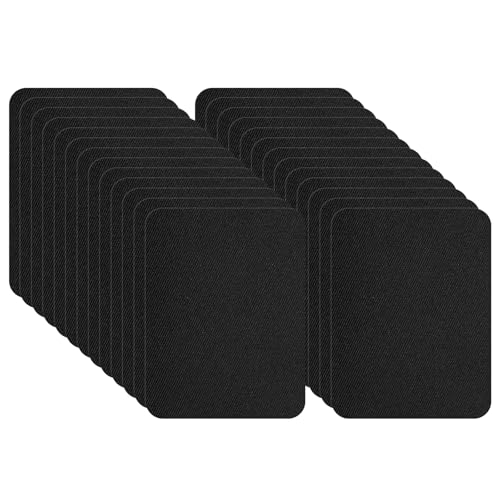 PATIKIL Selbstklebende Reparaturflicken 5 x 3,7 Zoll, 26er-Pack Twill-Stoffreparatur-Denim-Flicken Wasserdichter Leichter Sofaflicken für Couch-Kleidung-Jacke-Tasche-Jeans, Dunkelblau PATIKIL Selbstklebende Reparaturflicken 5 x 3,7 Zoll, 26er-Pack Twill-Stoffreparatur-Denim-Flicken Wasserdichter Leichter Sofaflicken für Couch-Kleidung-Jacke-Tasche-Jeans, Dunkelblau von PATIKIL