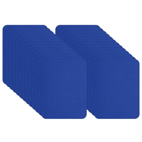 PATIKIL Selbstklebende Reparaturflicken 5 x 3,7 Zoll, 26er-Pack Twill-Stoffreparatur-Denim-Flicken Wasserdichter Leichter Sofaflicken für Couch-Kleidung-Jacke-Zelt-Tasche-Jeans, Blau PATIKIL Selbstklebende Reparaturflicken 5 x 3,7 Zoll, 26er-Pack Twill-Stoffreparatur-Denim-Flicken Wasserdichter Leichter Sofaflicken für Couch-Kleidung-Jacke-Zelt-Tasche-Jeans, Blau von PATIKIL