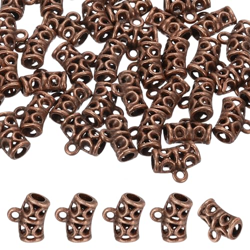 PATIKIL Spacer Bail Bead, 80 Stk. Spacer Perlen Charms Halter Armband Rohr Perlen Hänger für Halskette Schmuck DIY Herstellung, Kupfer PATIKIL Spacer Bail Bead, 80 Stk. Spacer Perlen Charms Halter Armband Rohr Perlen Hänger für Halskette Schmuck DIY Herstellung, Kupfer von PATIKIL
