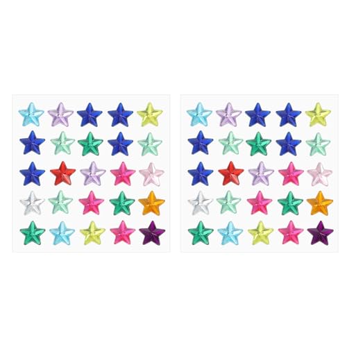 PATIKIL Star Gem Stickers 10mm, 2 Sheet Selbstklebende Acryl Stern Strass Juwel Aufkleber Kristall Verzierung Blatt für Basteln Nagel Dekor Make-up DIY, Bunt PATIKIL Star Gem Stickers 10mm, 2 Sheet Selbstklebende Acryl Stern Strass Juwel Aufkleber Kristall Verzierung Blatt für Basteln Nagel Dekor Make-up DIY, Bunt von PATIKIL