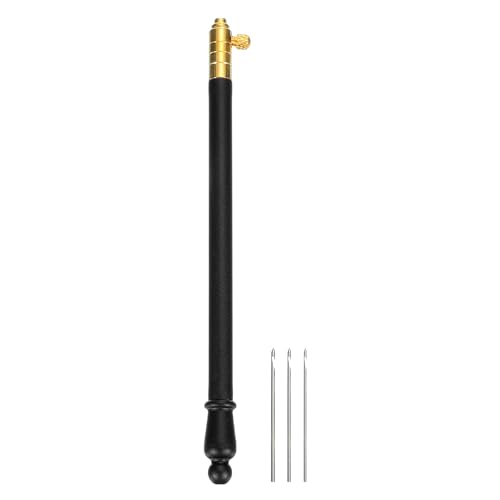 PATIKIL Tambour Haken Tambour Stickerei mit 3 Nadeln Ergonomische Häkelnadel für Stricker, Tambour Nadel für DIY Puppen Hüte Handschuhe Socken Haarspange Schwarz PATIKIL Tambour Haken Tambour Stickerei mit 3 Nadeln Ergonomische Häkelnadel für Stricker, Tambour Nadel für DIY Puppen Hüte Handschuhe Socken Haarspange Schwarz von PATIKIL