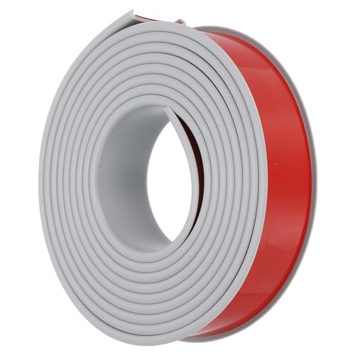 PATIKIL U-Form Selbstklebend Möbel Kantenband, TPE Kantenschutz Selbstklebend Flexible Kantenumleimer für Schrankkanten, Abschlussleiste, Arbeitsplatten(Grau, 500cm x 32mm) von PATIKIL