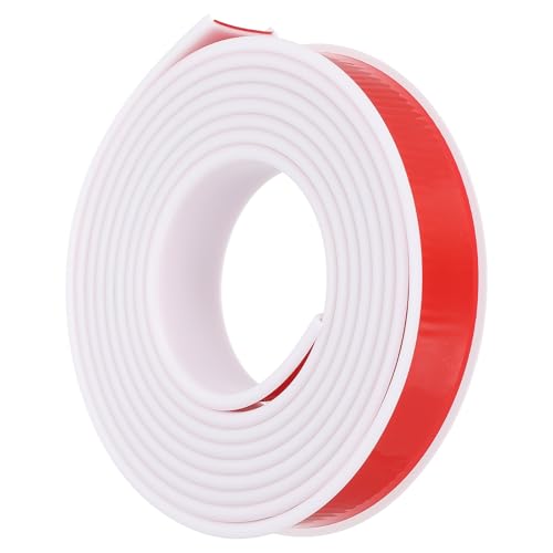PATIKIL U-Form Selbstklebend Möbel Kantenband, TPE Kantenschutz Selbstklebend Flexible Kantenumleimer für Schrankkanten, Abschlussleiste, Arbeitsplatten(Weiß, 300cm x 30mm) von PATIKIL