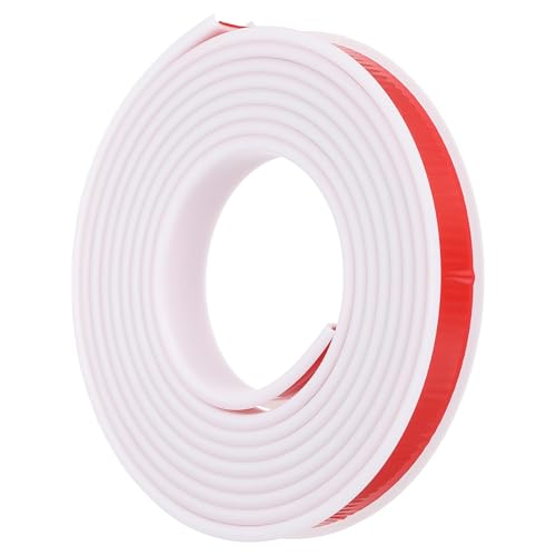 PATIKIL U-Form Selbstklebend Möbel Kantenband, TPE Kantenschutz Selbstklebend Flexible Kantenumleimer für Schrankkanten, Abschlussleiste, Arbeitsplatten(Weiß, 500cm x 20mm) von PATIKIL