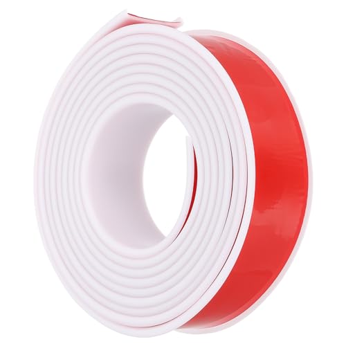 PATIKIL U-Form Selbstklebend Möbel Kantenband, TPE Kantenschutz Selbstklebend Flexible Kantenumleimer für Schrankkanten, Abschlussleiste, Arbeitsplatten(Weiß, 500cm x 36mm) von PATIKIL