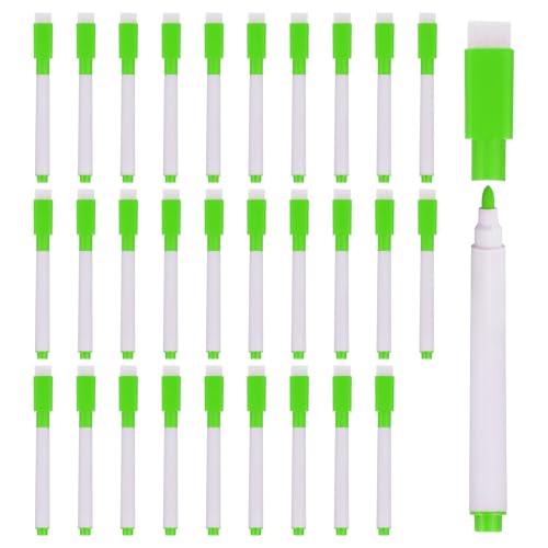 PATIKIL Whiteboard Marker Stifte, 60er Pack grüne Tinte feine Spitze geruchsarm mit Radierkappe für Büro, Zuhause, Klassenzimmer, weißer Stiftstiel PATIKIL Whiteboard Marker Stifte, 60er Pack grüne Tinte feine Spitze geruchsarm mit Radierkappe für Büro, Zuhause, Klassenzimmer, weißer Stiftstiel von PATIKIL