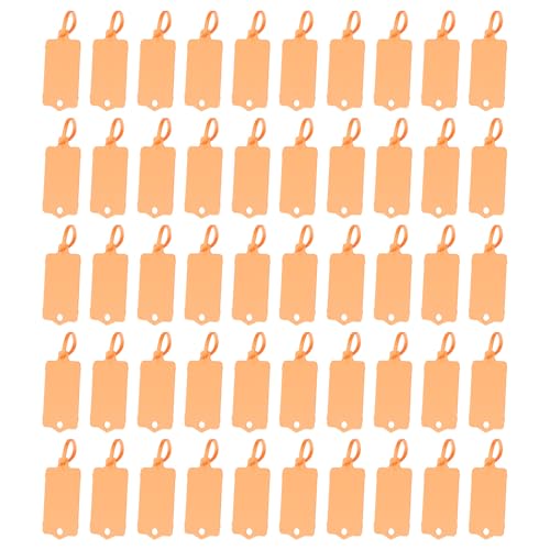 PATIKIL Wiederverwendbare Kunststoffanhänger, 100 Stück Gepäck Versandanhänger wasserdicht zur Kennzeichnung, beschreibbare Markerbänder, Hängetags, Aufbewahrungsetiketten Orange PATIKIL Wiederverwendbare Kunststoffanhänger, 100 Stück Gepäck Versandanhänger wasserdicht zur Kennzeichnung, beschreibbare Markerbänder, Hängetags, Aufbewahrungsetiketten Orange von PATIKIL