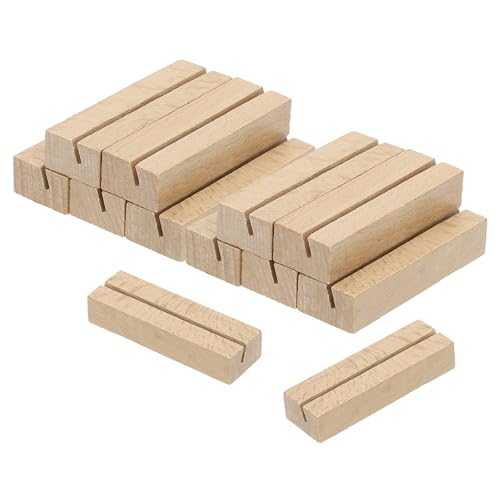 PATIKIL Wood Place Card Holder, 12Pcs Tischnummernhalter Namenskartenständer für Foto Menü Anzeige Hochzeit Zeremonie Geburtstagsfeier Dekorationen, Holz PATIKIL Wood Place Card Holder, 12Pcs Tischnummernhalter Namenskartenständer für Foto Menü Anzeige Hochzeit Zeremonie Geburtstagsfeier Dekorationen, Holz von PATIKIL
