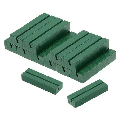 PATIKIL Wood Place Card Holder, 12Pcs Tischnummernhalter Tischnummernhalter Namenskartenständer für Fotomenüanzeige Hochzeitszeremonie Geburtstagsfeierdekorationen, Grün PATIKIL Wood Place Card Holder, 12Pcs Tischnummernhalter Tischnummernhalter Namenskartenständer für Fotomenüanzeige Hochzeitszeremonie Geburtstagsfeierdekorationen, Grün von PATIKIL
