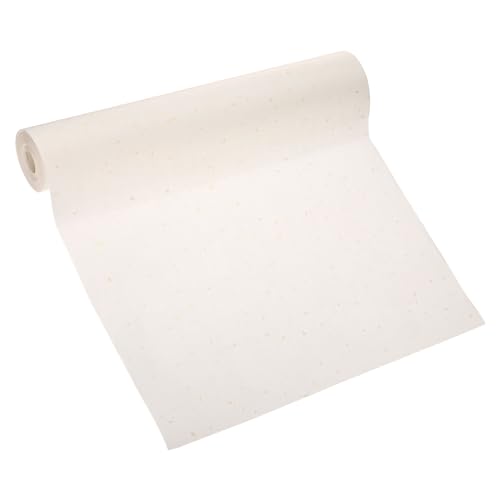 PATIKIL Xuan-Papierrolle, 65,6 Fuß x 13,8 Zoll, chinesisches Kalligraphie-Übungspapier mit goldenem Punkt Chunlian Duilian Reispapier-Kopplungen für Kalligraphie-Übung, weiß PATIKIL Xuan-Papierrolle, 65,6 Fuß x 13,8 Zoll, chinesisches Kalligraphie-Übungspapier mit goldenem Punkt Chunlian Duilian Reispapier-Kopplungen für Kalligraphie-Übung, weiß von PATIKIL
