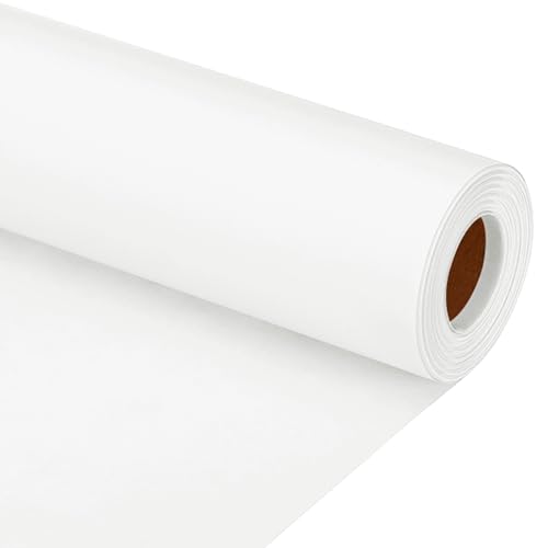 PATIKIL Zeichenpapierrolle 30cm x 15m Zeichenpapier 80 g/m² Papierrolle Kraftpapier Malpapier Skizzenpapier Bastelpapier für Staffelei Malen Handwerk Geschenkverpackung Weiß von PATIKIL