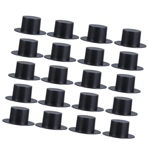 PATKAW 50 Stück Herrenhüte - Ausgestattet Weihnachtsmütze, Mini-Zylinder Schwarz Weinflasche Weihnachtsmütze, Weihnachtsmützen Selber Machen, Minihut Zum Basteln Gefühlt PATKAW 50 Stück Herrenhüte - Ausgestattet Weihnachtsmütze, Mini-Zylinder Schwarz Weinflasche Weihnachtsmütze, Weihnachtsmützen Selber Machen, Minihut Zum Basteln Gefühlt von PATKAW