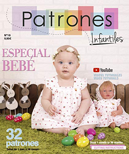 Magazin für Kinder, Nr. 16, speziell für Babys, Größen von 1 bis 36 Monaten von PATRONESMUJER