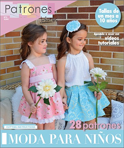 Magazine patterns of children nº 4 in english. 28 patterns Spring - summer girl, boy, baby. Sewing instructions in english. von PATRONESMUJER