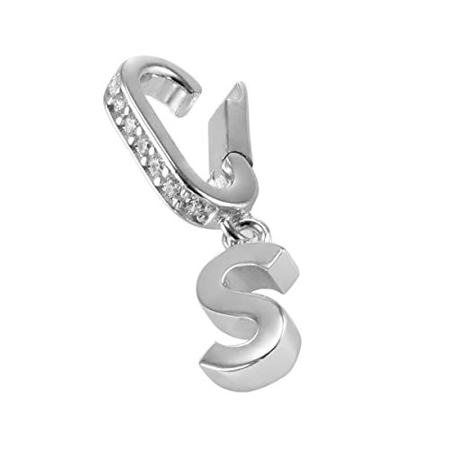 Anhänger CHARMS BUCHSTABEN für Armband Bettelarmband für Damen Tricolor Gold Silber Roségold inkl. Geschenkverpackung (S) von PAVELS