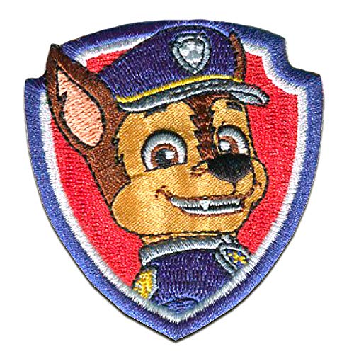 Aufnäher/Bügelbild - Paw Patrol 'Chase 2' - rot - 7x6cm - Patch Aufbügler Applikationen zum aufbügeln Applikation Patches Flicken Aufnäher/Bügelbild - Paw Patrol 'Chase 2' - rot - 7x6cm - Patch Aufbügler Applikationen zum aufbügeln Applikation Patches Flicken von PAW PATROL