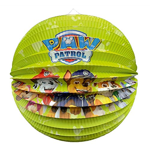 PAW PATROL Lampion Team Rund 25 cm | Kinder Laterne | Dekoration Party von PAW PATROL