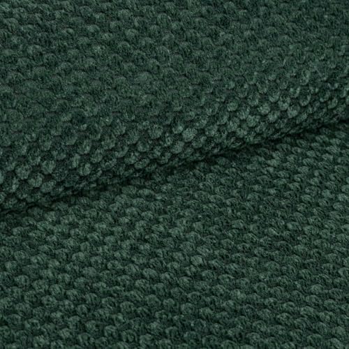 PAW TEXTIL – Onega Polsterstoff Meterware 146 cm – Weicher Samtstoff wasserabweisend & tierfreundlich – Möbelstoff für Sofa, Sessel & Wandpaneele – Stoff zum Nähen - Amazonas grün von PAW TEXTIL