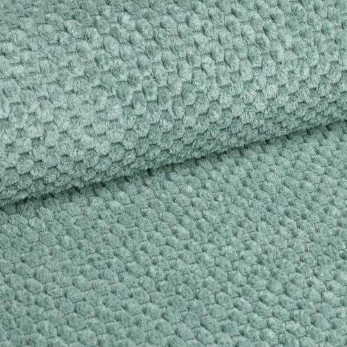PAW TEXTIL – Onega Polsterstoff Meterware 146 cm – Weicher Samtstoff wasserabweisend & tierfreundlich – Möbelstoff für Sofa, Sessel & Wandpaneele – Stoff zum Nähen - Hellgrün PAW TEXTIL – Onega Polsterstoff Meterware 146 cm – Weicher Samtstoff wasserabweisend & tierfreundlich – Möbelstoff für Sofa, Sessel & Wandpaneele – Stoff zum Nähen - Hellgrün von PAW TEXTIL