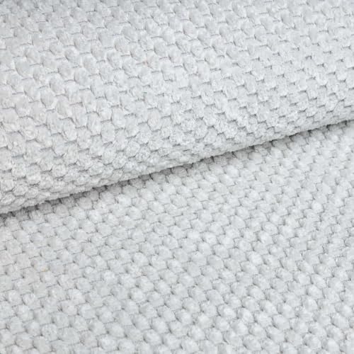 PAW TEXTIL – Onega Polsterstoff Meterware 146 cm – Weicher Samtstoff wasserabweisend & tierfreundlich – Möbelstoff für Sofa, Sessel & Wandpaneele – Stoff zum Nähen - Weiß PAW TEXTIL – Onega Polsterstoff Meterware 146 cm – Weicher Samtstoff wasserabweisend & tierfreundlich – Möbelstoff für Sofa, Sessel & Wandpaneele – Stoff zum Nähen - Weiß von PAW TEXTIL