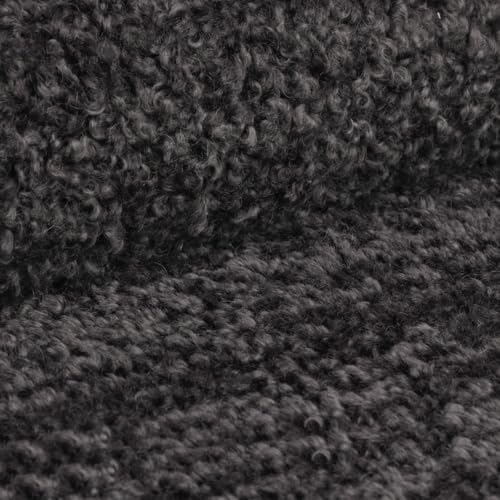 PAW TEXTIL – Polsterstoff Meterware Rolf 140 cm – Bouclé 560 g/m² – 35.000 Zyklen – UV-beständig & schwer entflammbar – Möbelstoff mit Struktur – Stoff Zum Nahen- Graphit von PAW TEXTIL