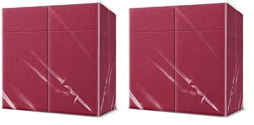 PAW - Airlaid Pocket Servietten (39 x 40 cm) I 50 Stück I Einfarbig I Stoffähnlich I Elegante Tischdekoration I HoReCa I Zu Anlässen wie Hochzeiten, Feiern, Weihnachten I Unicolor: Bordeaux von PAW Decor Collection