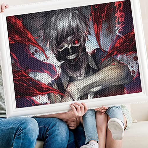 PAWCA 5D DIY Diamond Painting,Anime Tokyo Ghoul, Diamond Painting Stickerei Kit Diamond Cross Stitch Full Diamond Mosaik Home Decor-50x60cm PAWCA 5D DIY Diamond Painting,Anime Tokyo Ghoul, Diamond Painting Stickerei Kit Diamond Cross Stitch Full Diamond Mosaik Home Decor-50x60cm von PAWCA