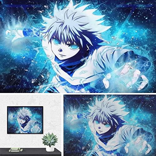 PAWCA 5D Diamond Painting Kits für Erwachsene und Kinder,Anime Hunter x Hunter,Drill Diamond Arts Malen nach Zahlen Kits für die Wanddekoration zu Hause(round drill)-30x40cm von PAWCA