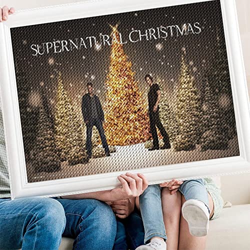 PAWCA Diamond Painting, supernatural DIY 5d Diamant Painting Bilder, Diamant malerei Kits Malen nach Zahlen Wohnzimmer Bilder für die Inneneinrichtung（Runder Diamant40x50cm） von PAWCA
