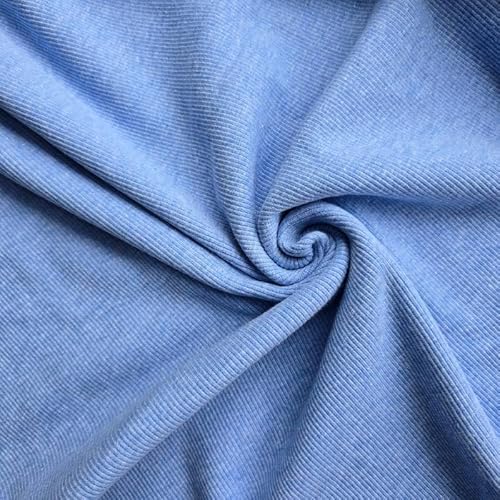 PAWOTEX Bündchenstoff schlauchware 100x50cm 280g Bündchenstoff meterware Strickbündchen Rippbündchen für Sweatshirts, Mützen, Schals und Kleidung Farbe:Blau PAWOTEX Bündchenstoff schlauchware 100x50cm 280g Bündchenstoff meterware Strickbündchen Rippbündchen für Sweatshirts, Mützen, Schals und Kleidung Farbe:Blau von PAWOTEX FABRYKA DZIANIN