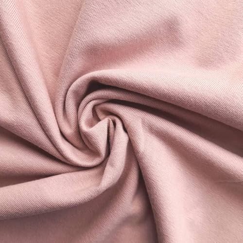 PAWOTEX French Terry Meterware Sweatstoff Uni Sweatshirt Baumwollstoff Stoffe Zum Nähen Sweatshirtstoff einfarbig Kinder Sweatstoff Meterware 170x0,5 m 280g Farbe: Rosa PAWOTEX French Terry Meterware Sweatstoff Uni Sweatshirt Baumwollstoff Stoffe Zum Nähen Sweatshirtstoff einfarbig Kinder Sweatstoff Meterware 170x0,5 m 280g Farbe: Rosa von PAWOTEX FABRYKA DZIANIN